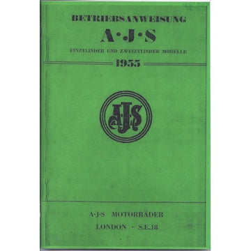 AJS 1955 Betriebsanweisung (Deutsch)